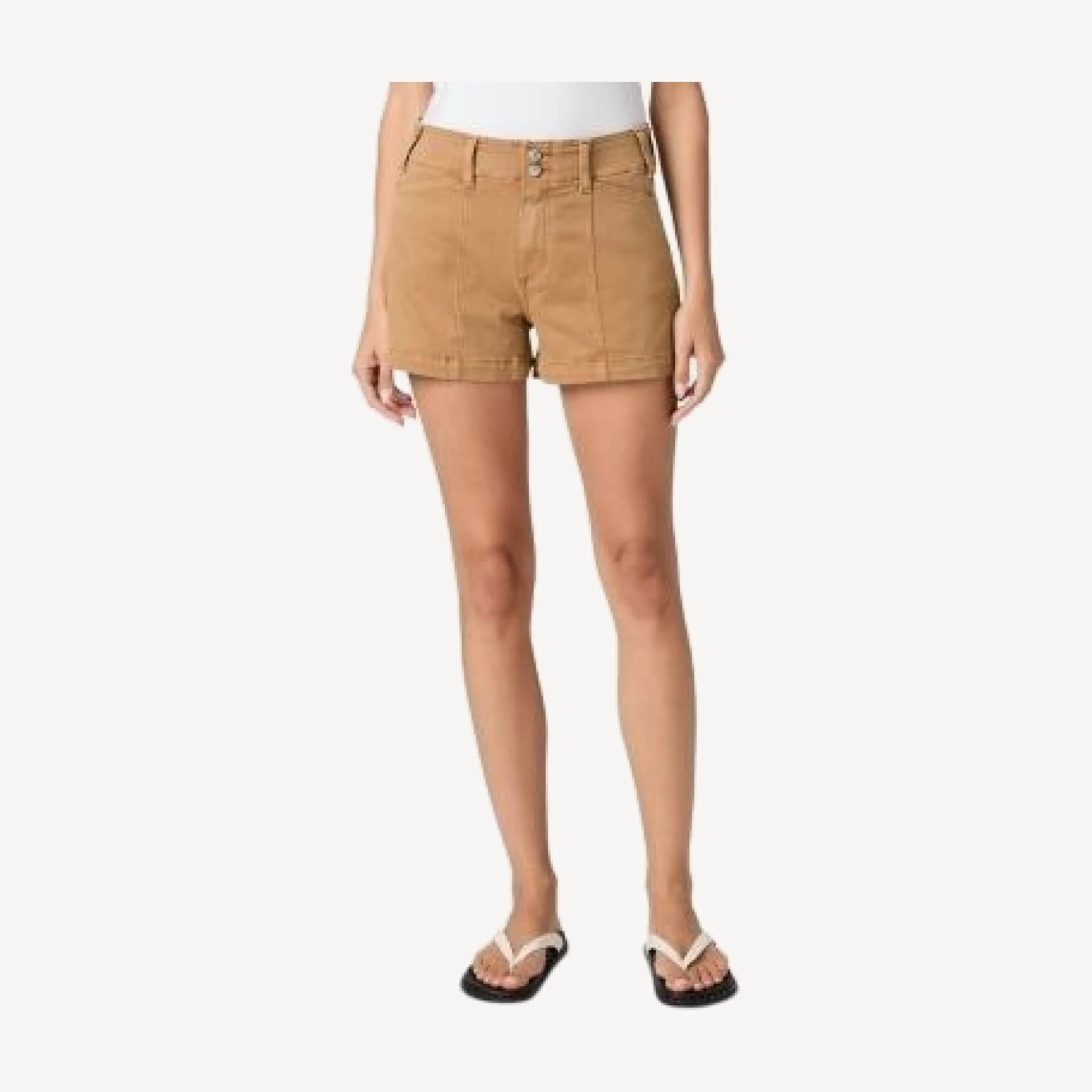 Paige Olivia High Rise Weekender Jean Shorts in Vintage Sunflower