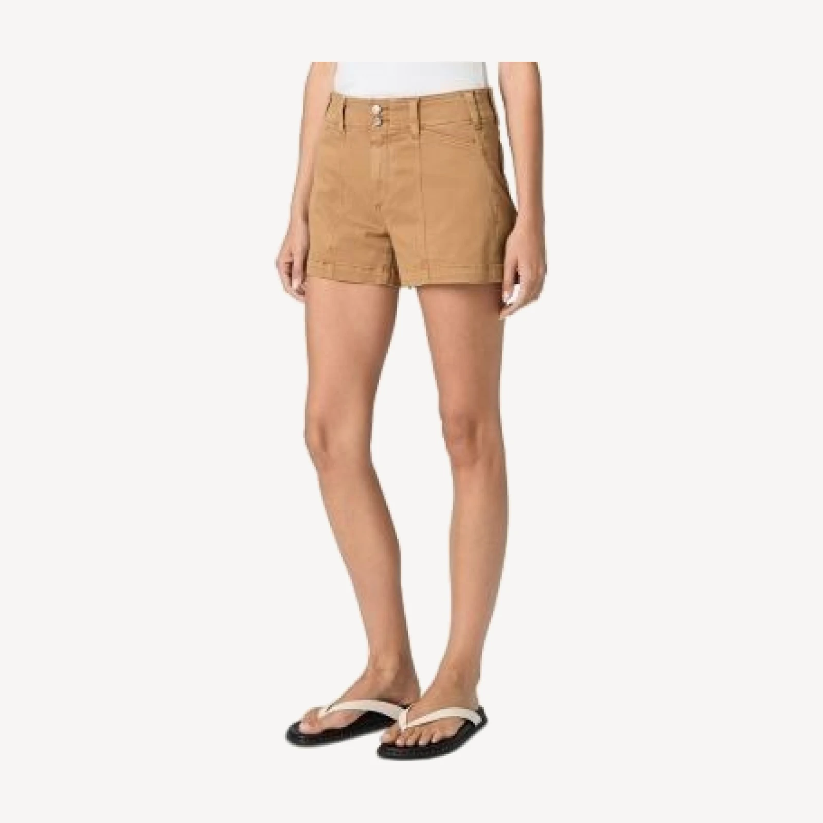 Paige Olivia High Rise Weekender Jean Shorts in Vintage Sunflower