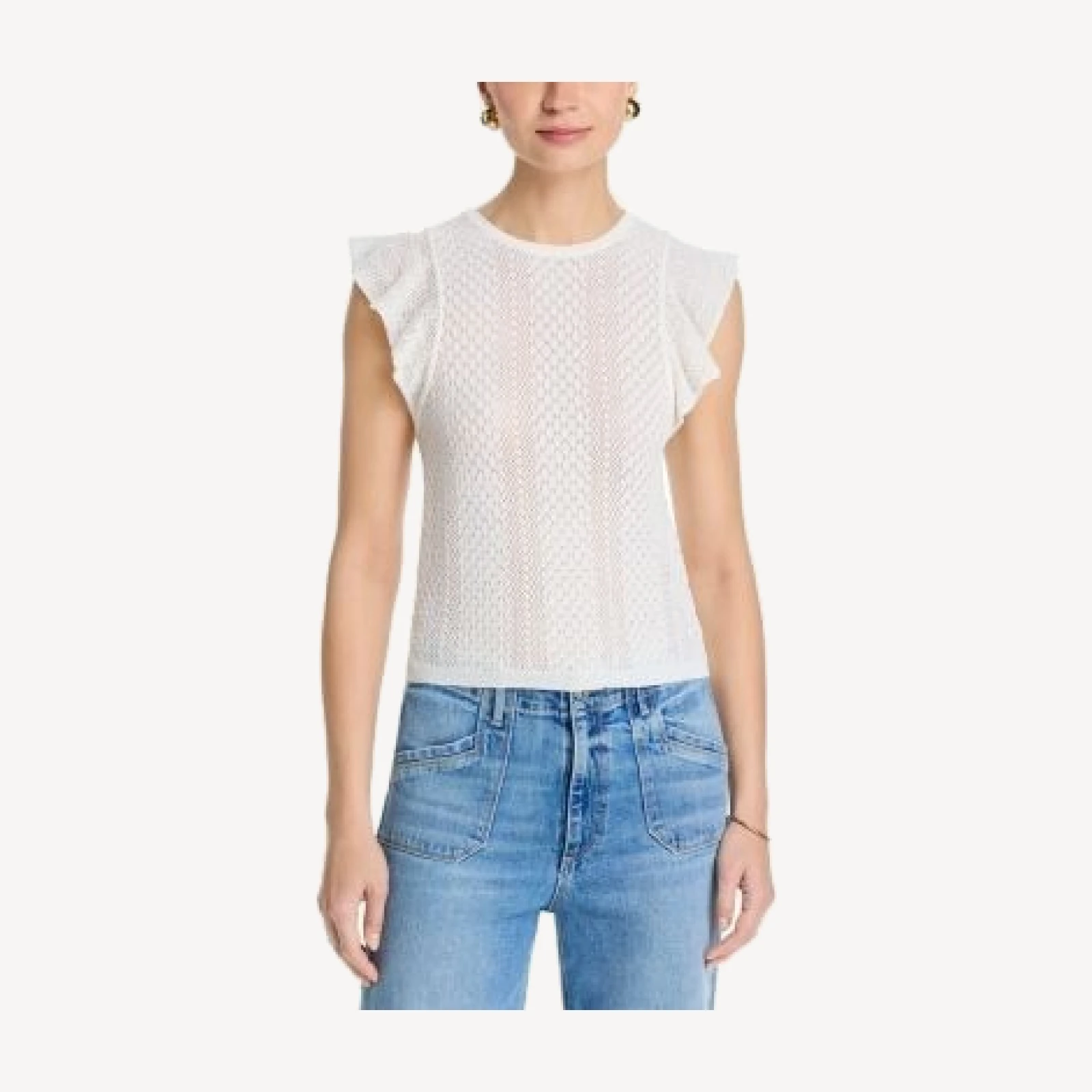 Paige Margot Ruffle Sleeve Tank