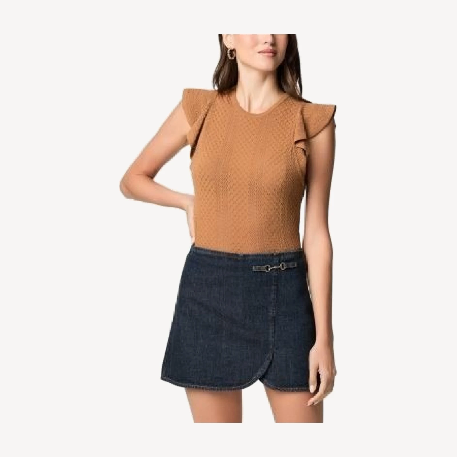 Paige Montanna Mini Jean Skirt in La Mirada