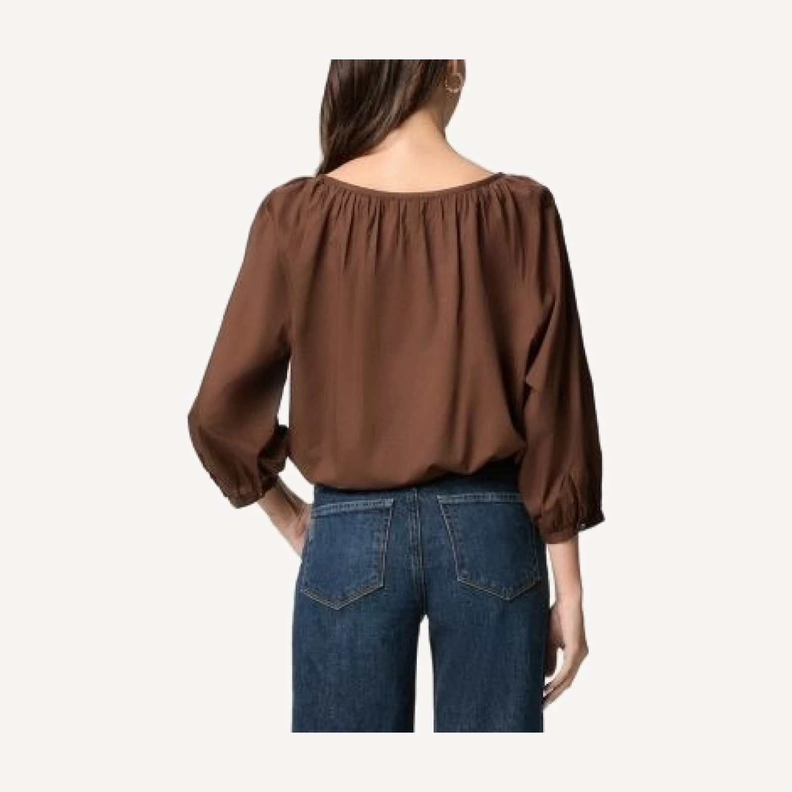 Paige Kinzie Button Front Cotton Top