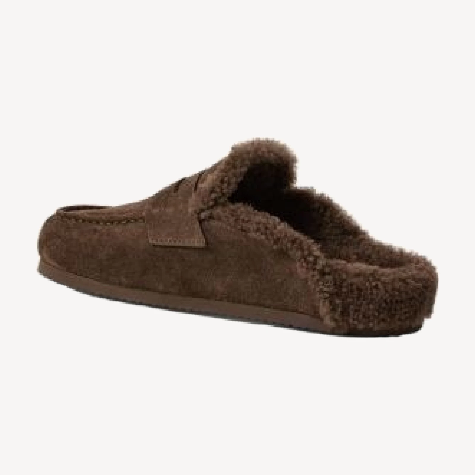 Paige Women's Wynn Suede & Shearling Lined Mule Flats
