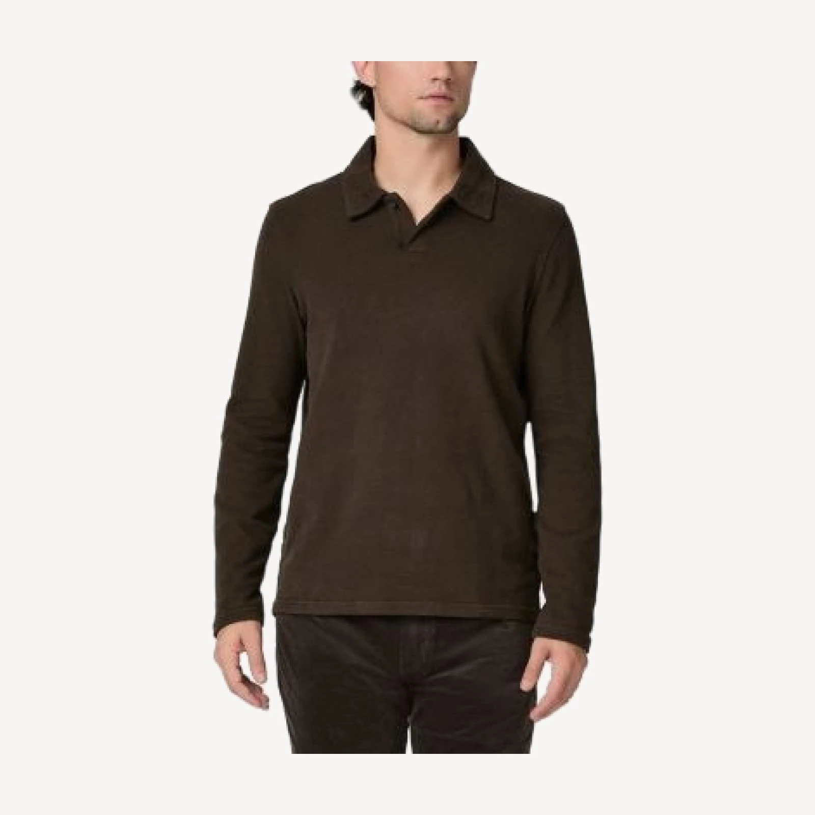 Paige Hammond Cotton Blend Button Polo Shirt