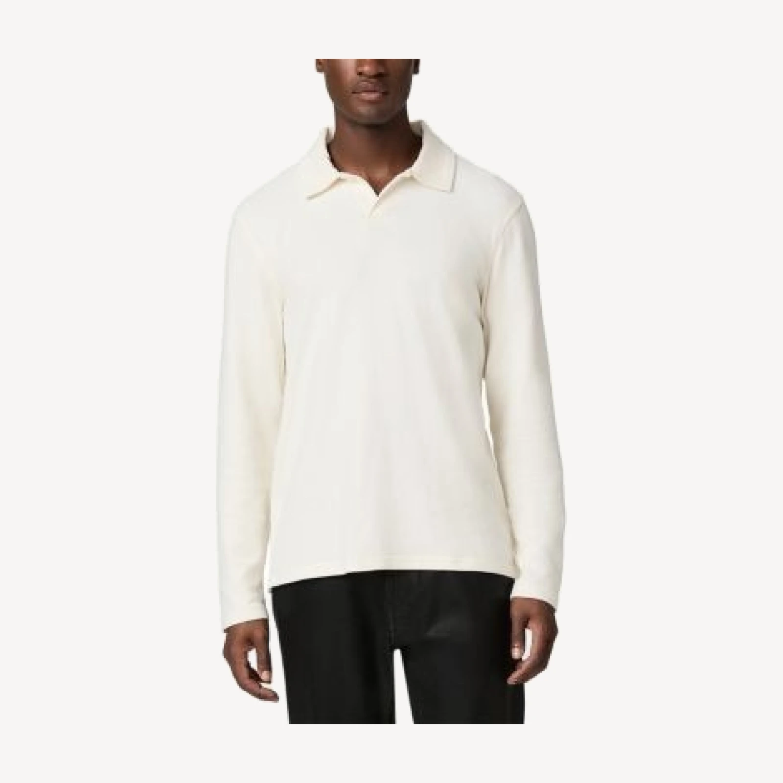 Paige Hammond Cotton Blend One Button Polo Shirt