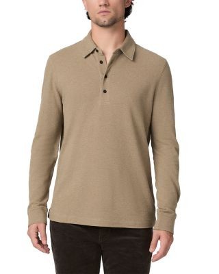 Paige Ballard Cotton Pique Long Sleeve Polo