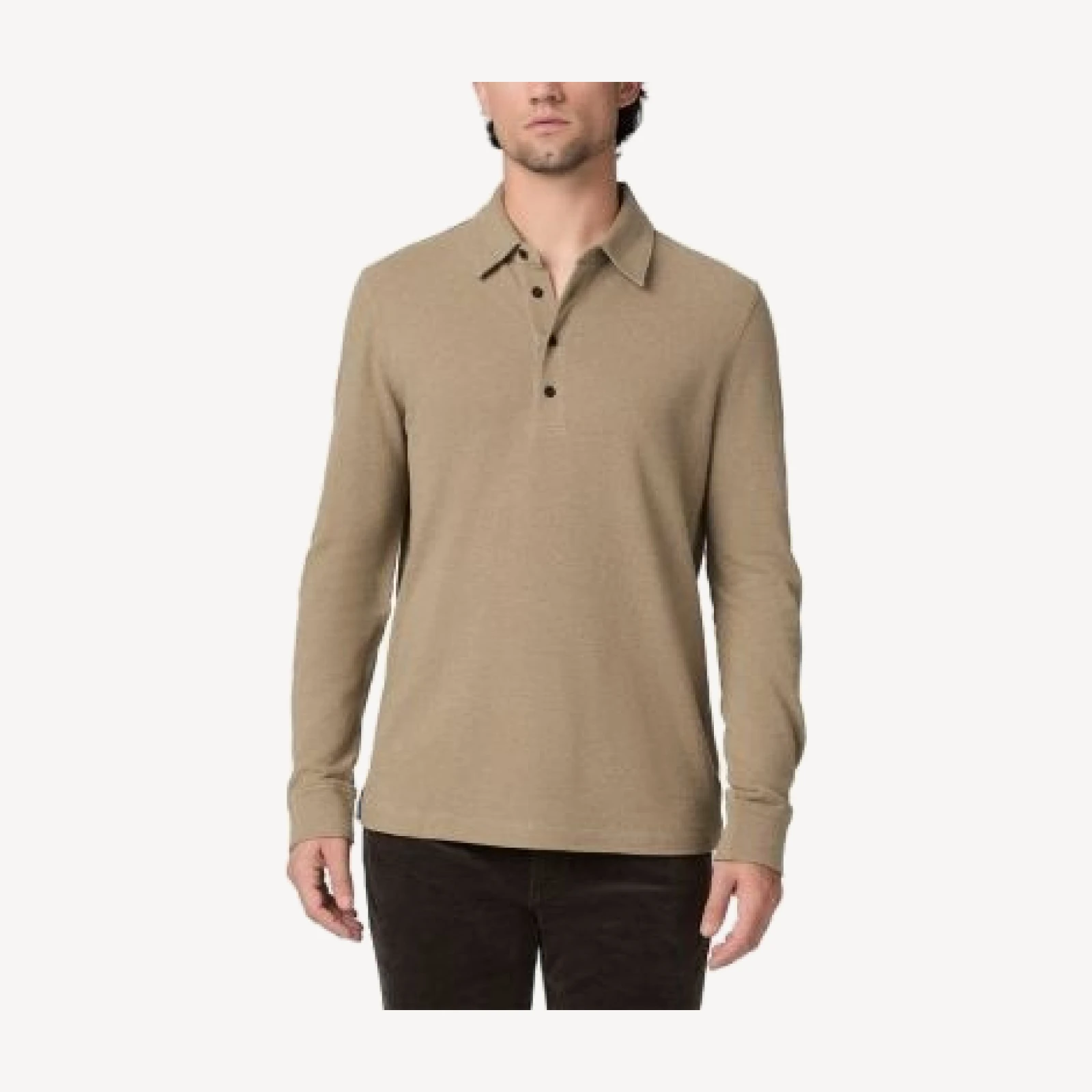 Paige Ballard Cotton Pique Long Sleeve Polo