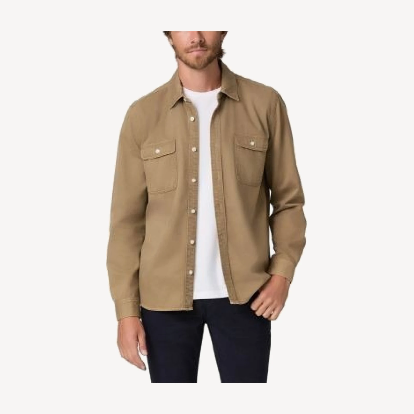 Paige Martin Cotton Blend Pocket Shirt