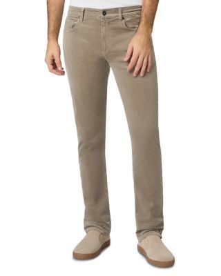 Paige Federal Cotton Blend Slim Straight Fit Pants