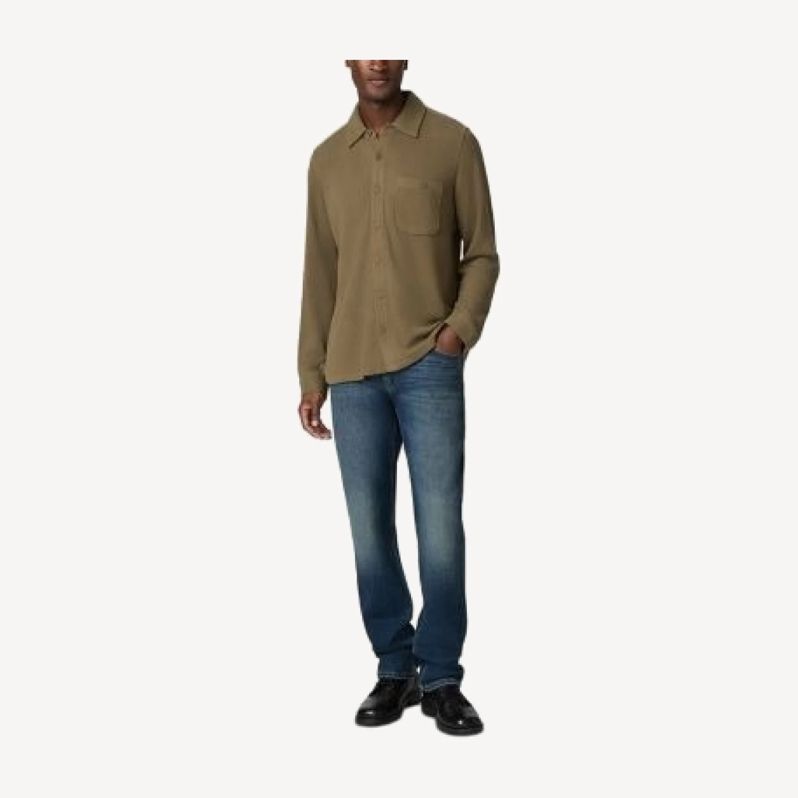 Paige Hollander Cotton Waffle Pocket Shirt