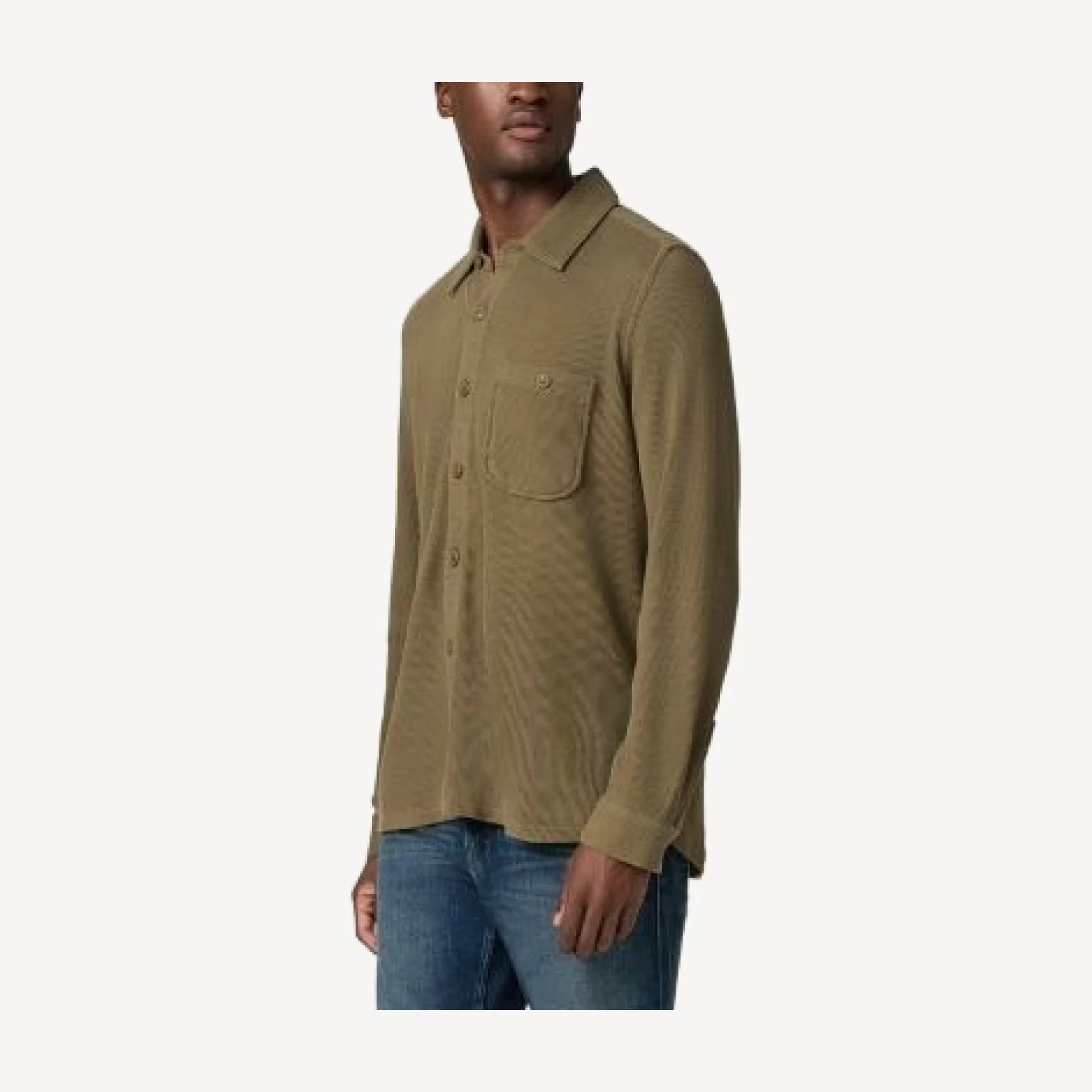 Paige Hollander Cotton Waffle Pocket Shirt