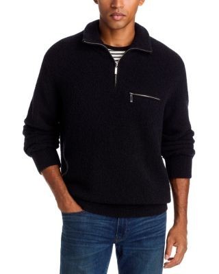 Paige Donover Wool Blend Quarter Zip Sweater