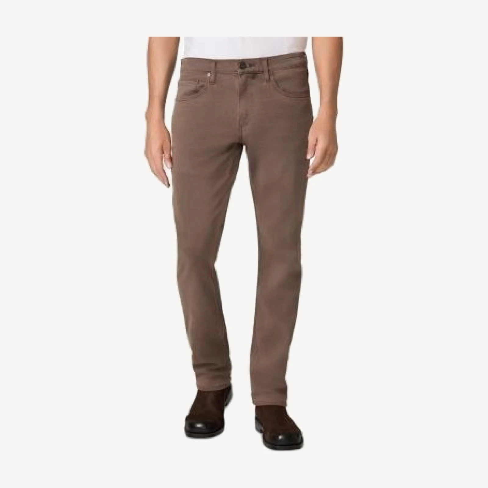 Paige Federal Vintage Brimstone Slim Straight Fit Jeans