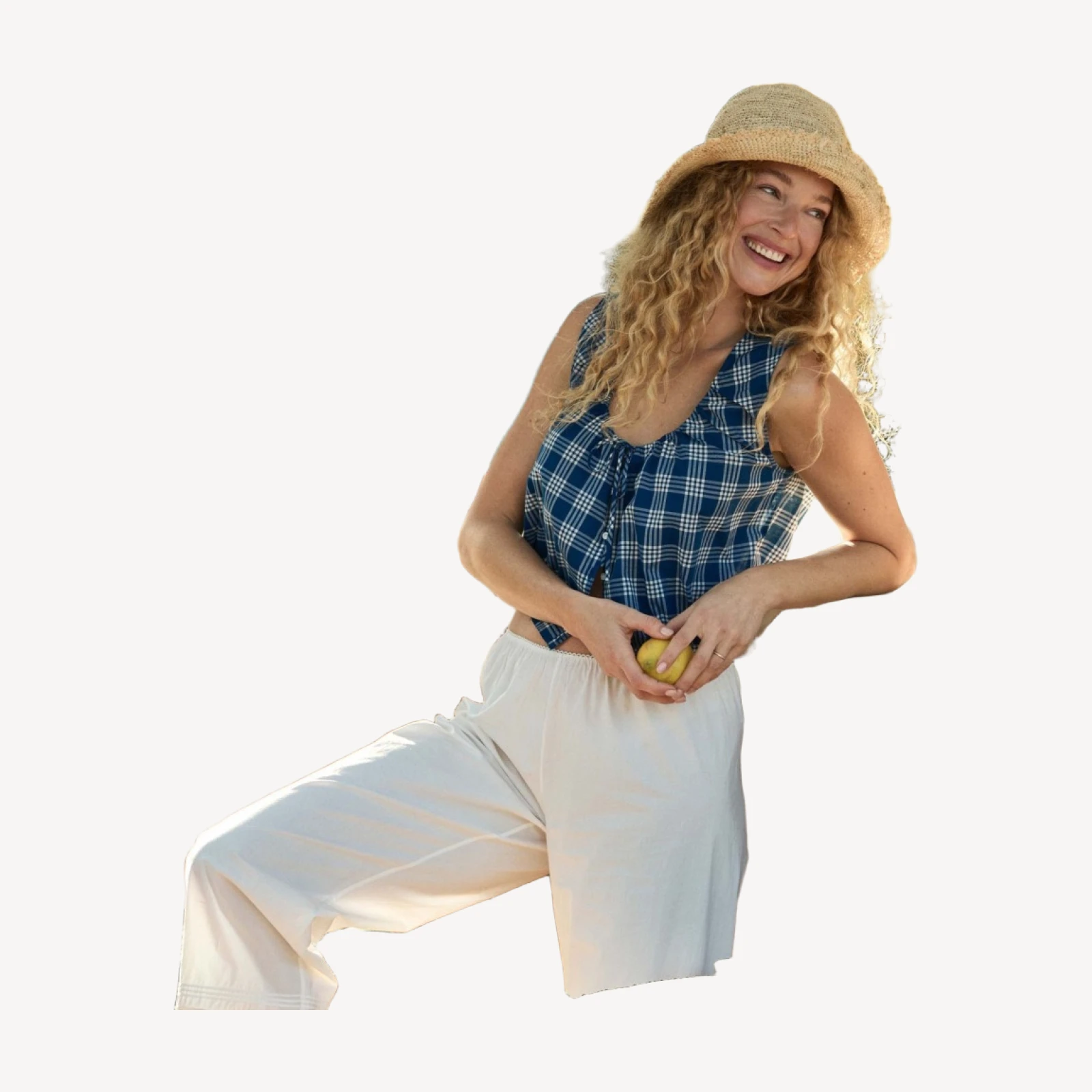 THEO TOP -- DORSET PLAID