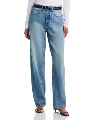 Paige Emilie High Rise Barrel Jeans in Mariners