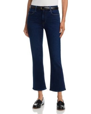 Paige Mason High Rise Cropped Bootcut Jeans in Amagansett