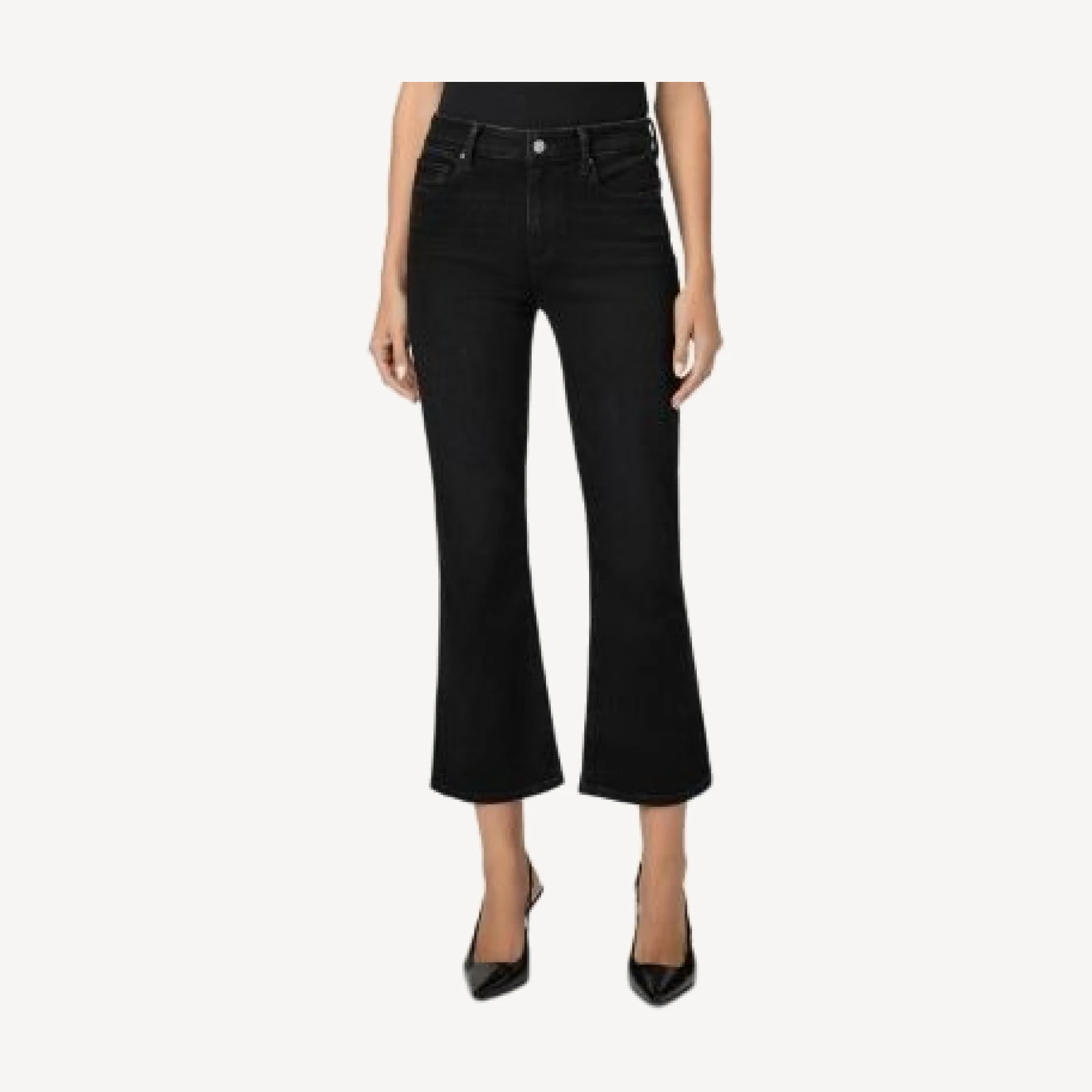 Paige Mason Crop Bootcut Jeans in Yacht Club