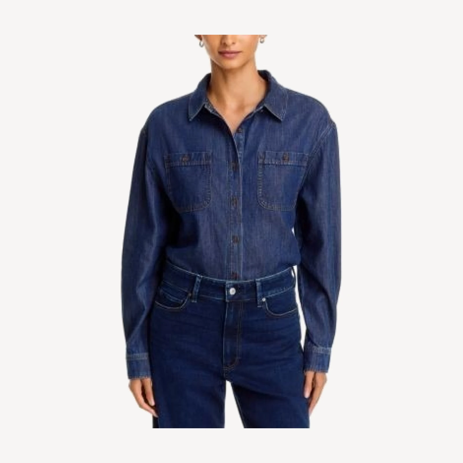 Paige Arden Relaxed Denim Shirt
