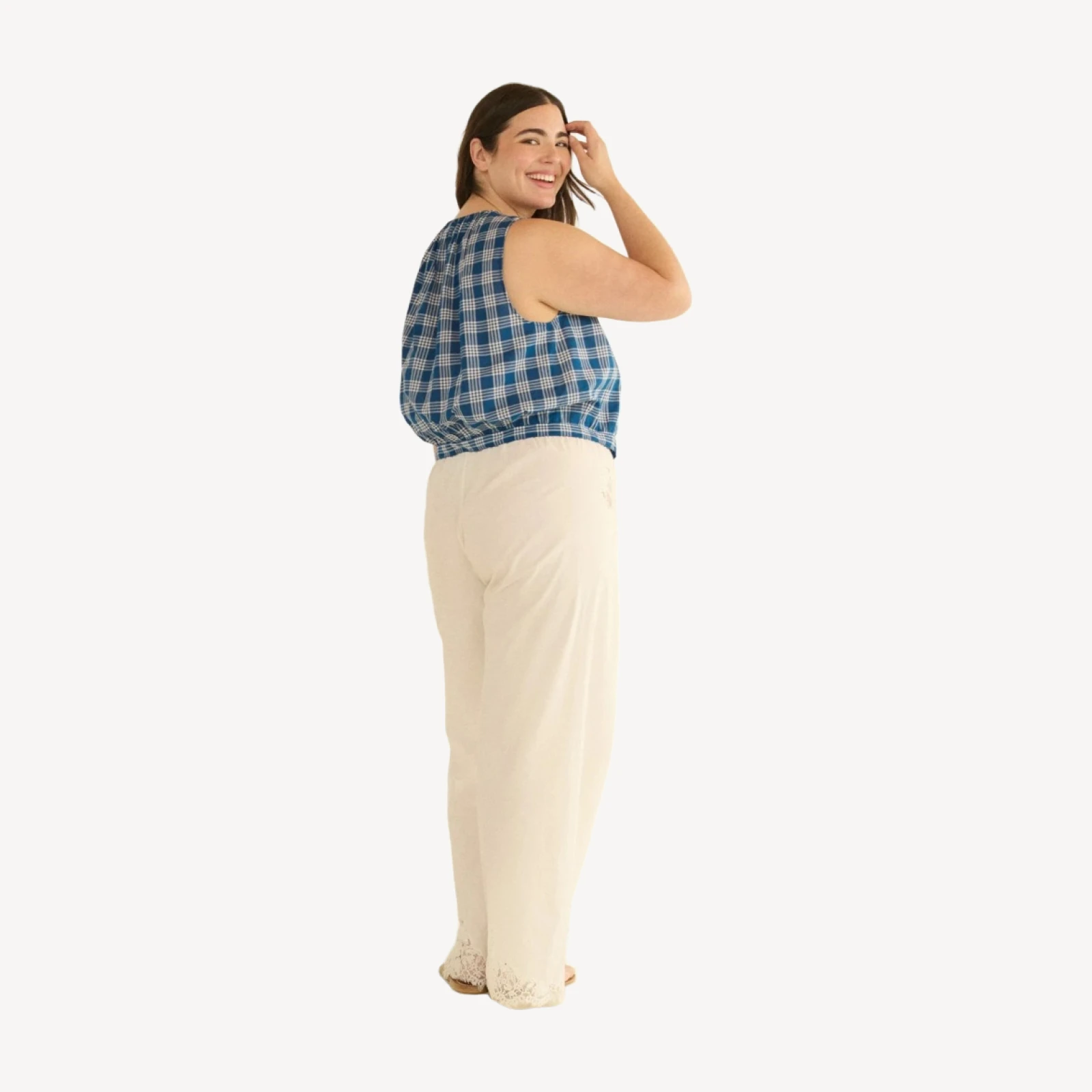 THEO TOP -- DORSET PLAID