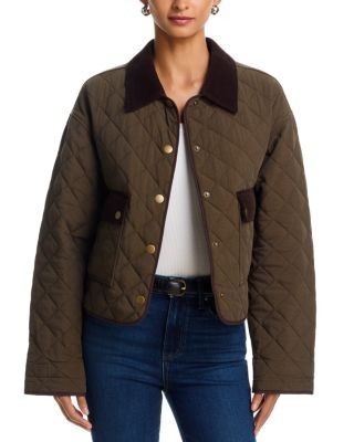 Paige Caleb Corduroy Trim Jacket