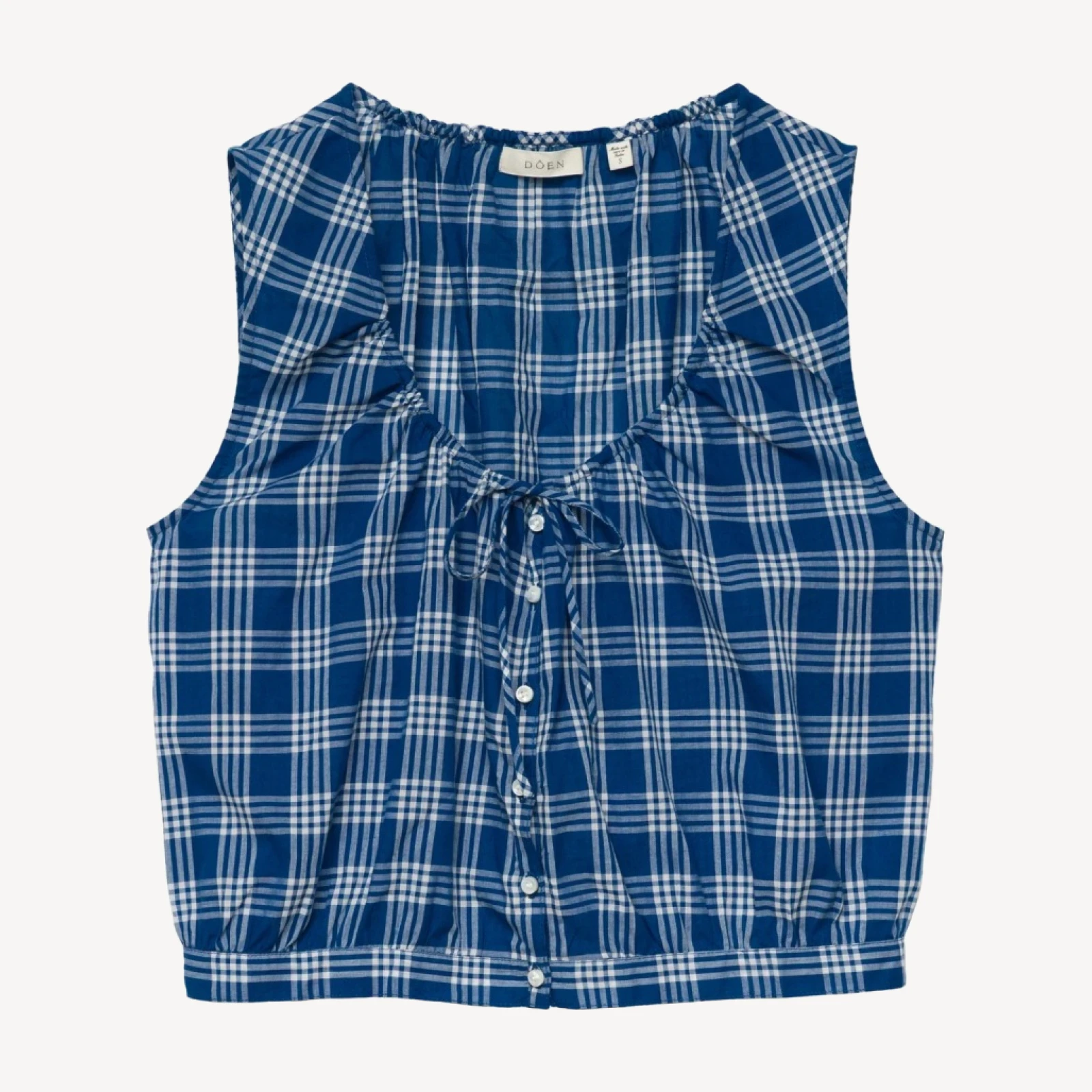 THEO TOP -- DORSET PLAID