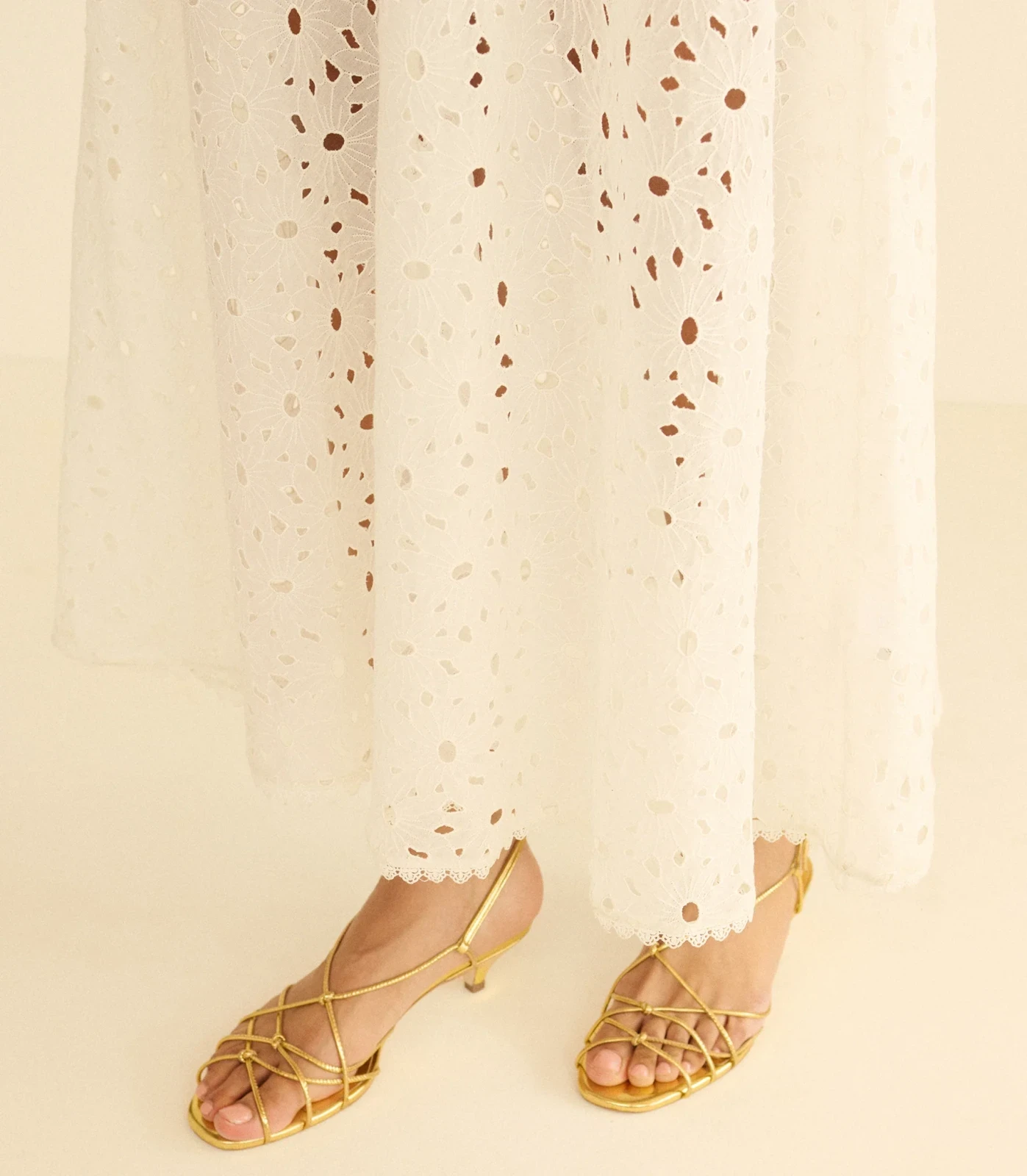 COMPORTA SANDAL -- BRASS FOIL LEATHER