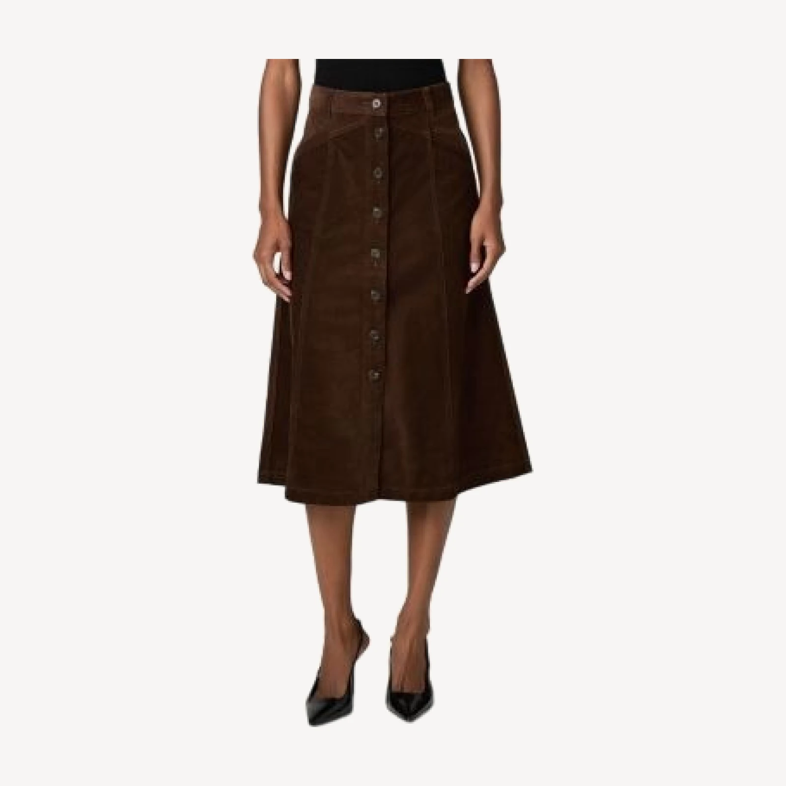 Paige Jahn Cotton Corduroy Skirt
