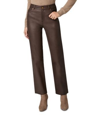 Paige Stevie Stretch Leather Pants