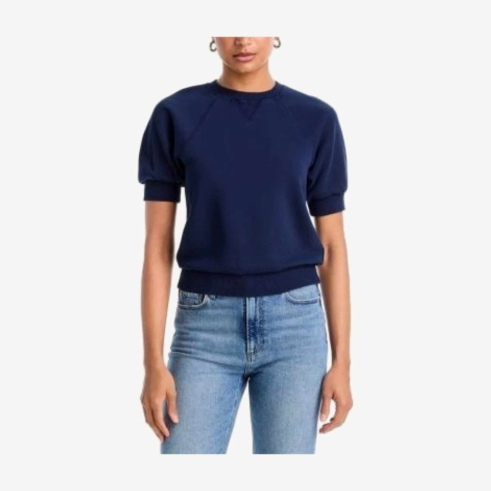 Paige Queenie Cotton Short Sleeve Sweatshirt