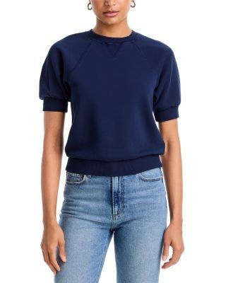 Paige Queenie Cotton Short Sleeve Sweatshirt