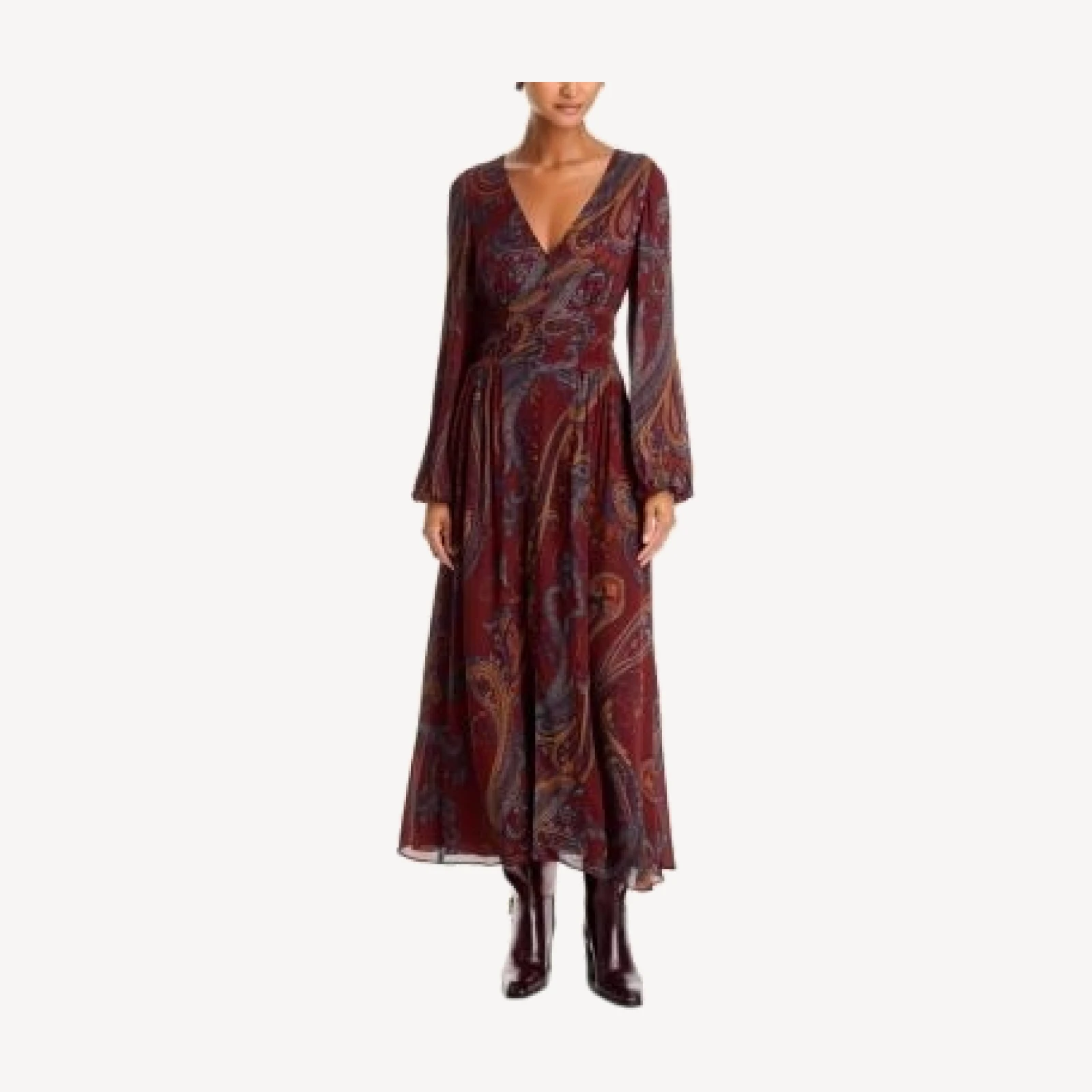 Paige Juna Georgette Maxi Dress