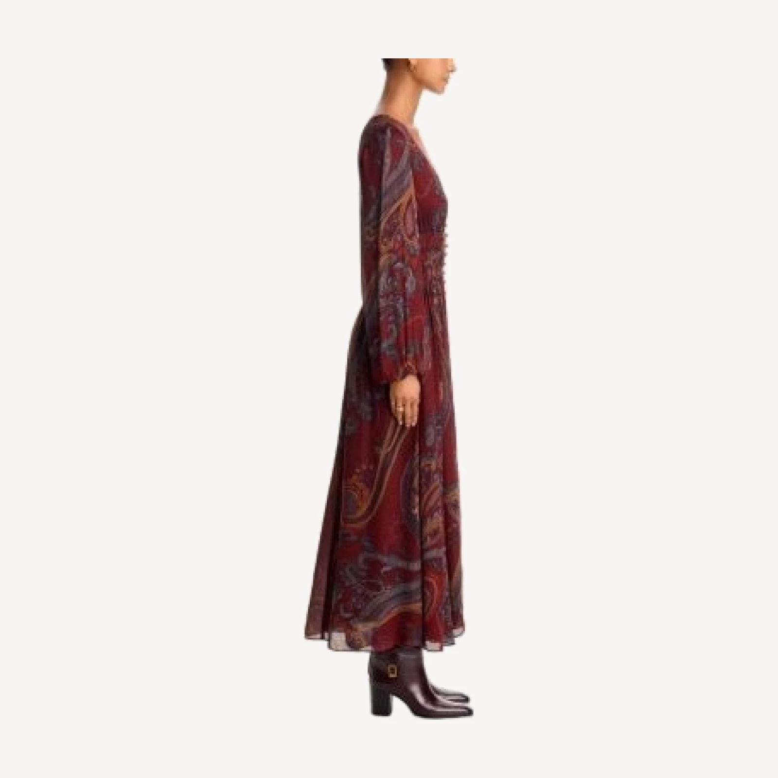 Paige Juna Georgette Maxi Dress