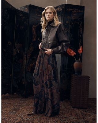 Paige Carina Printed Wide Leg Pants