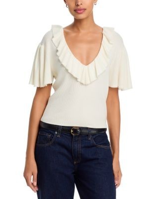 Paige Inaya Merino Wool & Cotton Top