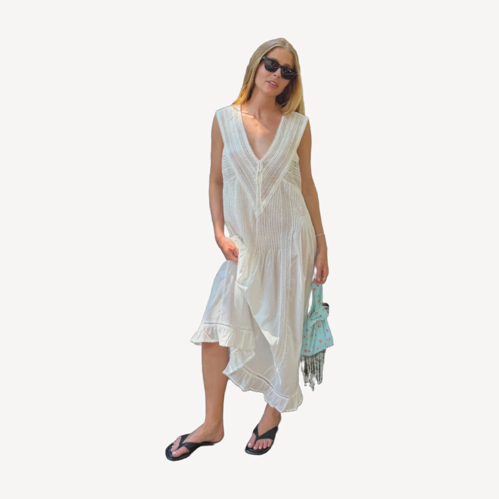 The Lorelai Nightgown - Ivory Washed Voile