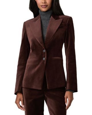 Paige Chelsee Velvet Blazer
