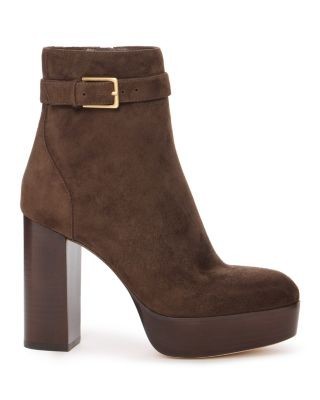Paige Women's Maris Suede Platform Block Heel Boots