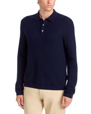 Paige Selwyn & Cotton Blend Polo Sweater