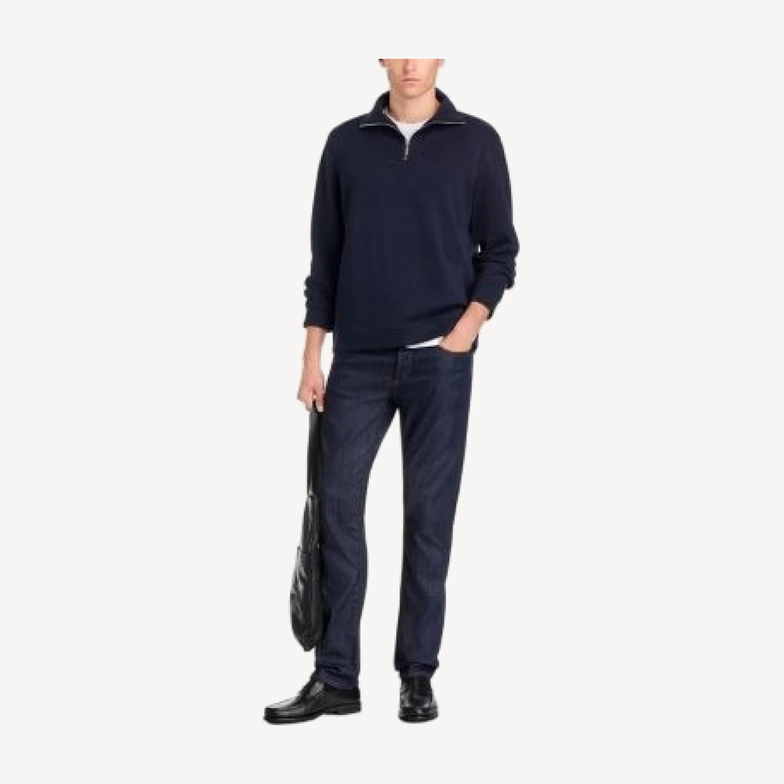 Paige Orion Quarter Zip Sweater