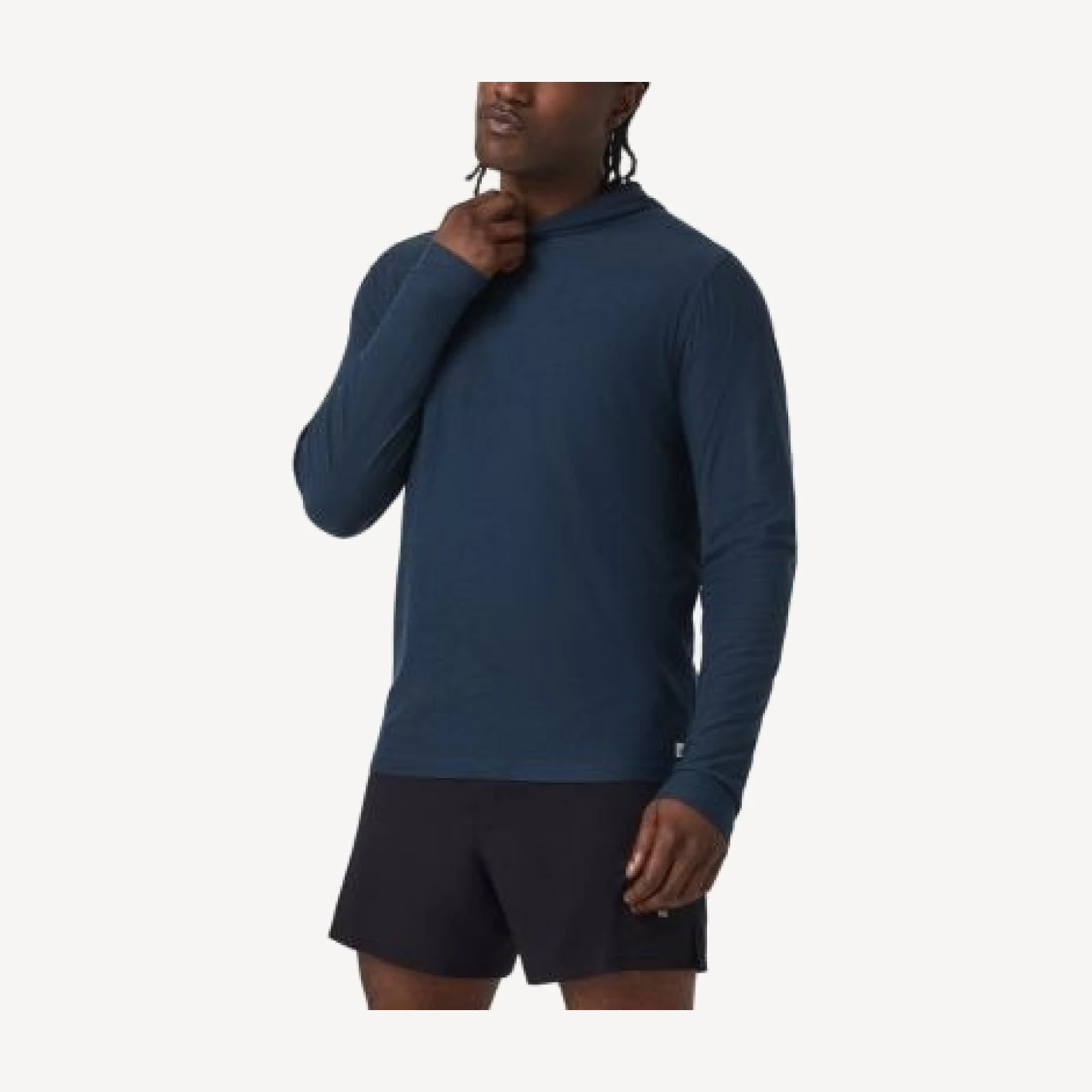 Vuori Strato Tech Hoodie in Isle Blue