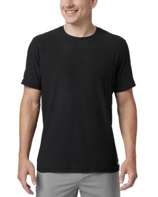 Vuori Strato Short Sleeve Tech Tee in Blue Sea Heather