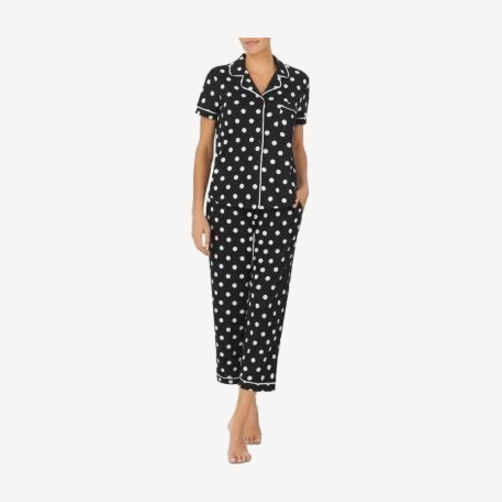 kate spade new york Printed Cropped Pajama Set