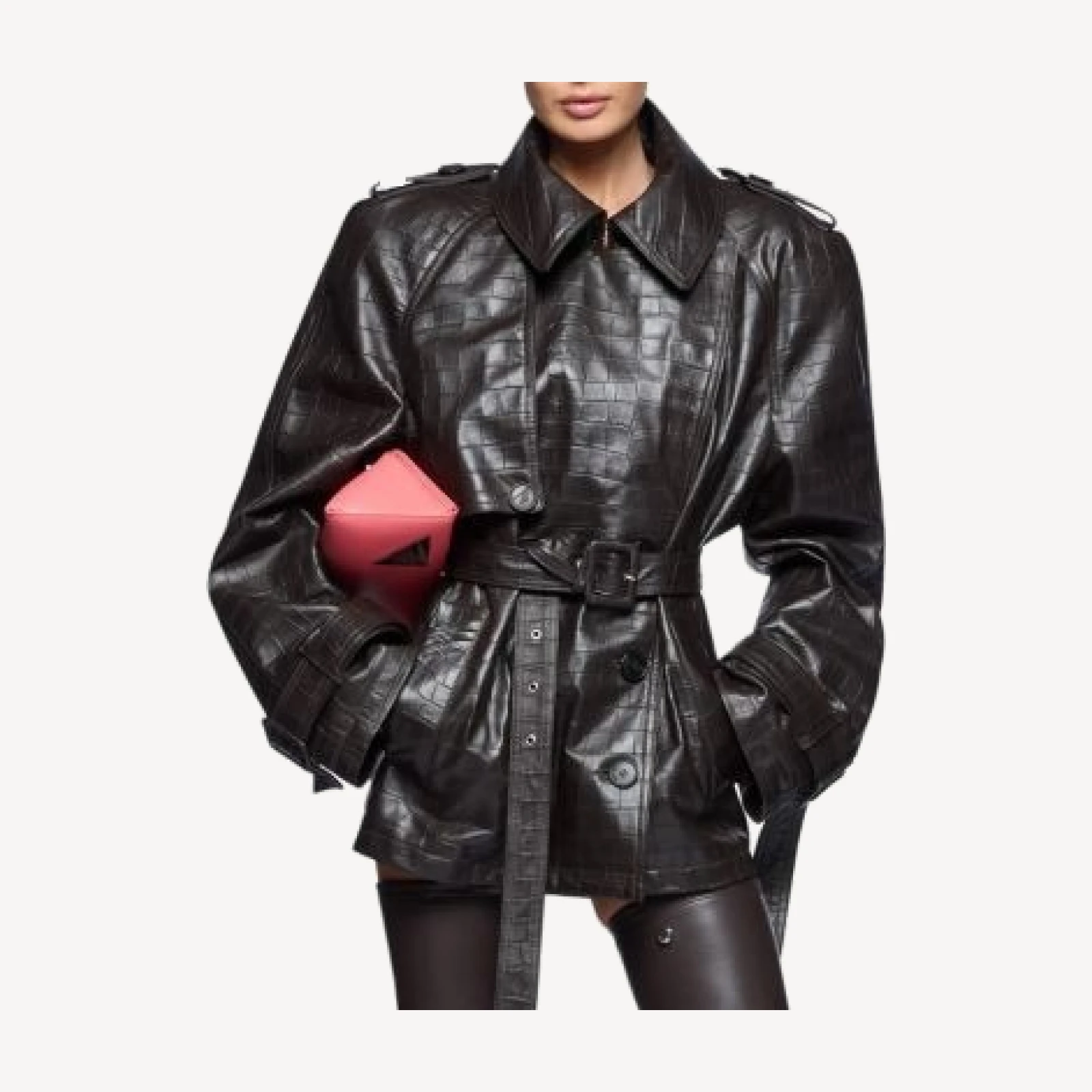 The Attico Leather Jacket