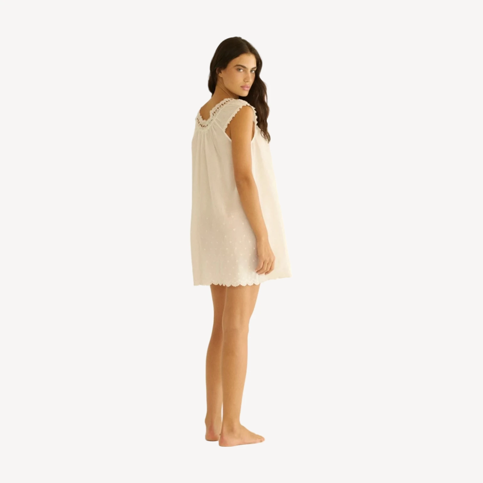 LELIA NIGHTGOWN -- SALT