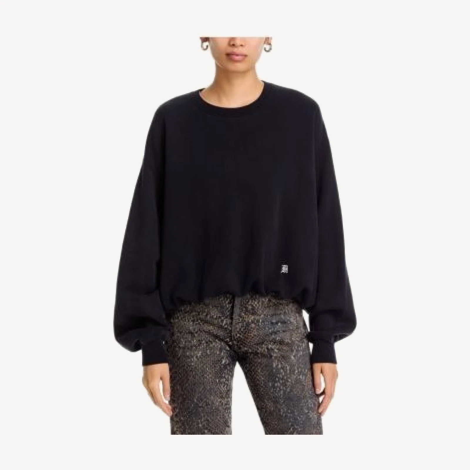 R13 New York 13 Balloon Crewneck Sweatshirt
