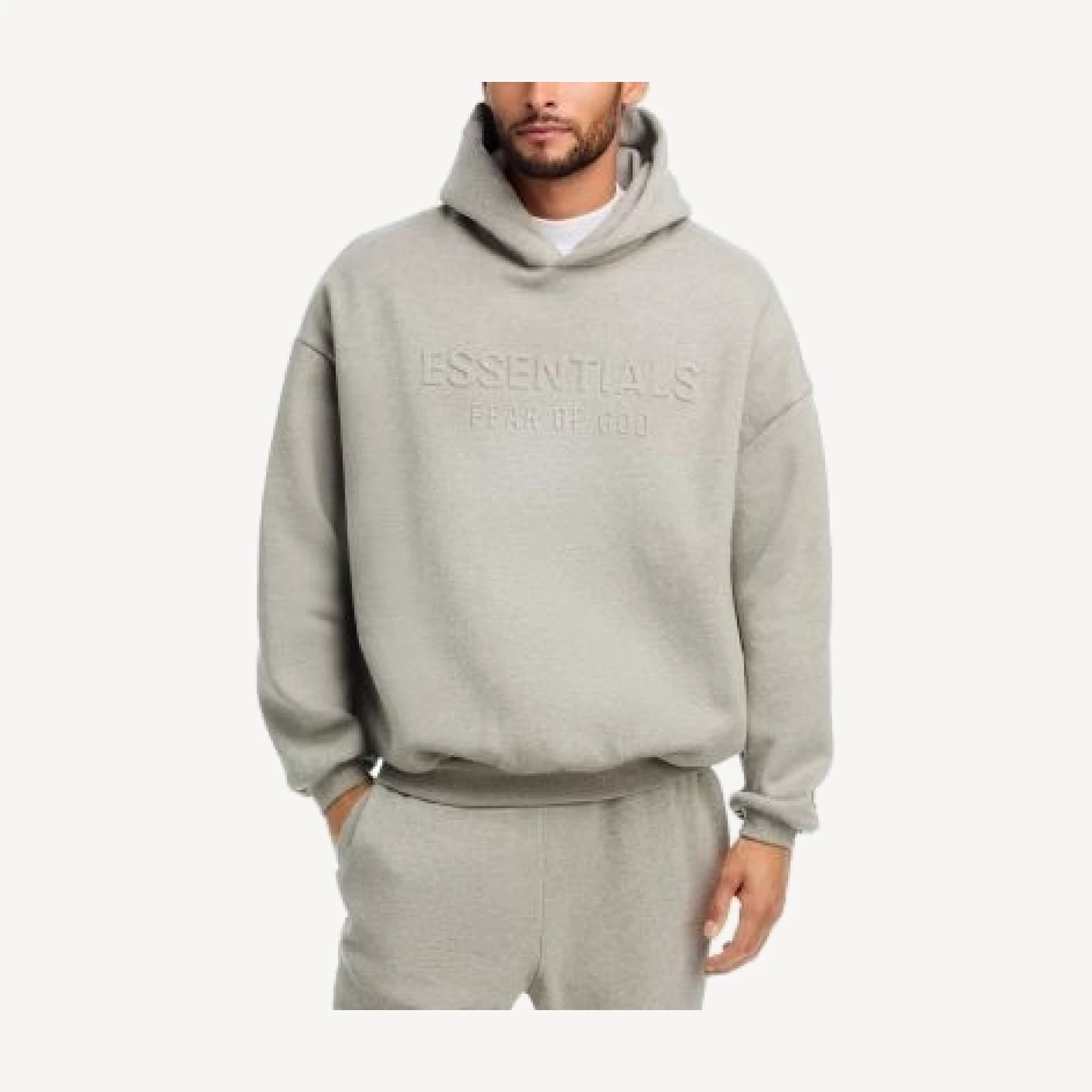 Fear of God Cotton Blend Relaxed Hoodie