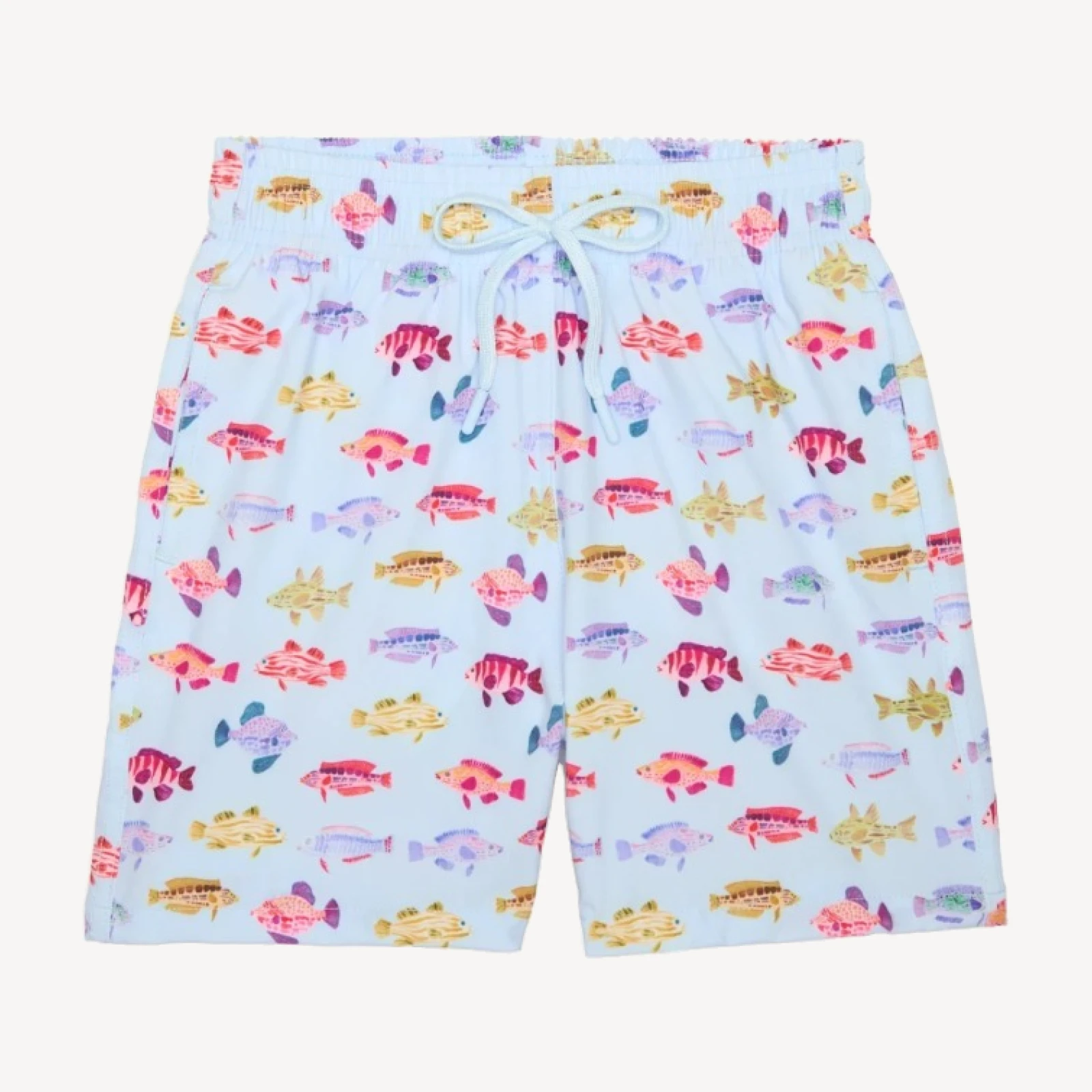 The Tiny Julien Swim Trunk - Blue Rainbow Fish