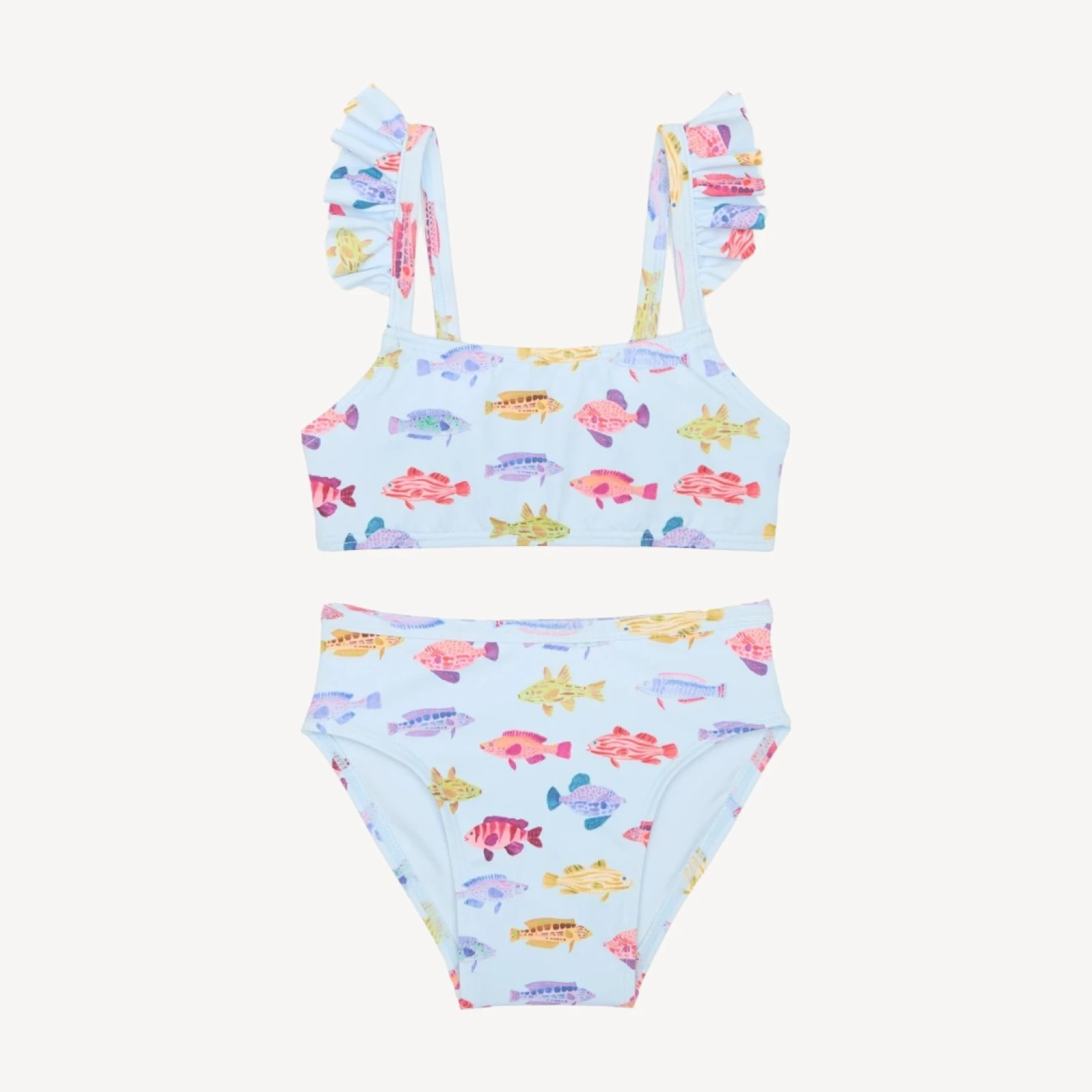 The Tiny Jordan Bikini Set - Blue Rainbow Fish