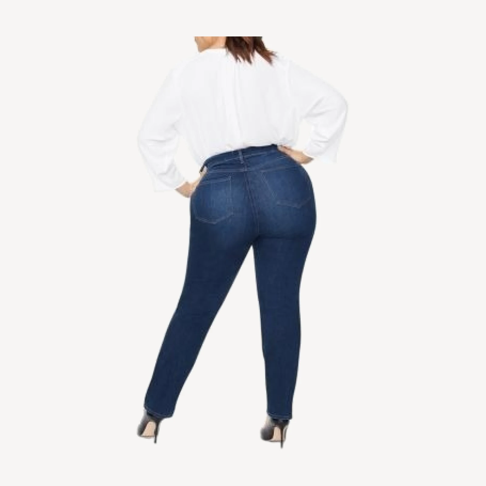 Nydj Plus Sheri High Rise Slim Jeans in Quinn