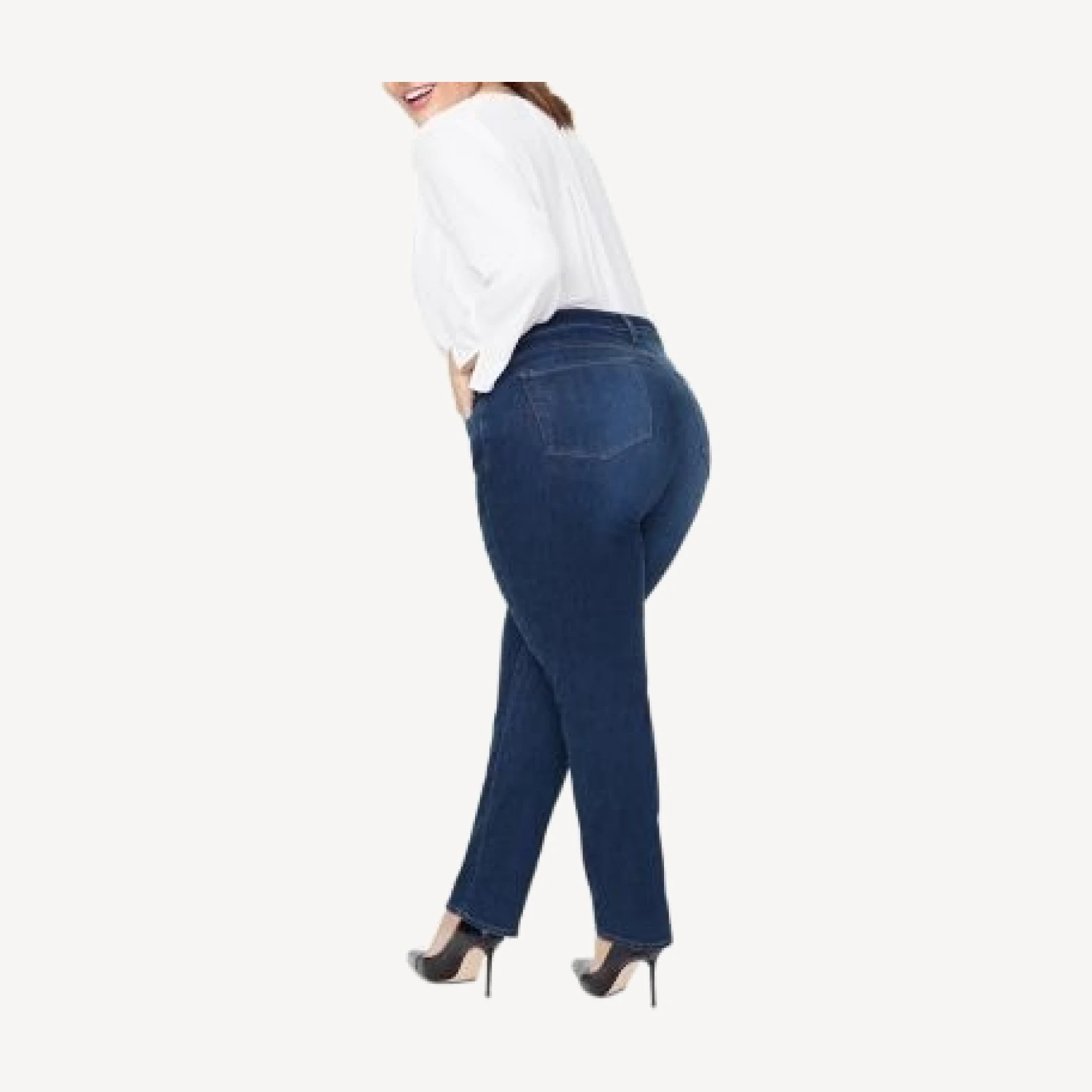 Nydj Plus Sheri High Rise Slim Jeans in Quinn