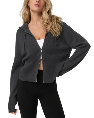 Vuori Emilie Cashmere Zippered Hoodie